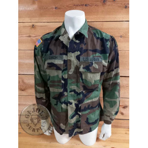 PEÇA UNICA!!! JAQUETA BDU WOODLAND RIPSTOP "IOWA NATIONAL GUARD" PEÇA UNICA!!! JAQUETA BDU WOODLAND RIPSTOP "ETAF" MEDIUM SHORT