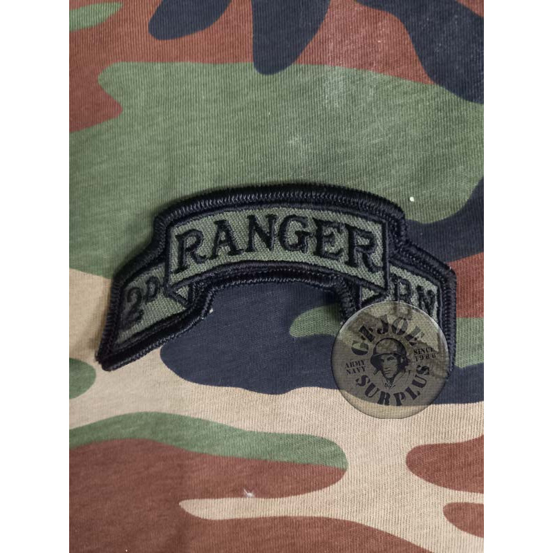 PEGAT US ARMY "2ND RANGER BATALLION" VERD