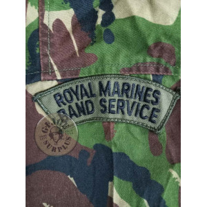 PEGAT TAB "ROYAL MARINES COMMANDO" VERD OLIVA PEGAT TAB "ROYAL MARINES BAND SERVICE" VERD OLIVA
