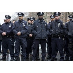 !!CARNAVAL!! GORRA PLATO POLICIA USA NEGRO