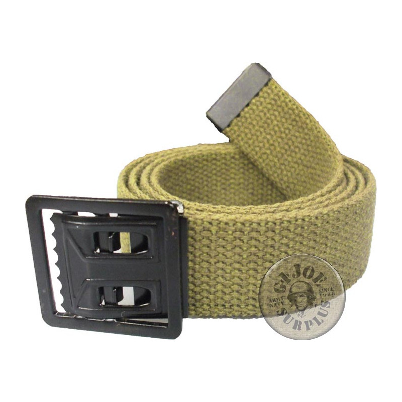 FRENCH ARMY "M1951" OPEN BUCKLE BELT KHAKI AS NEW