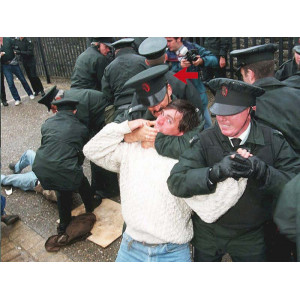 SOLO TIENDA!!! GORRAS PLATO UNIDADES EJERCITO BRITANICO COMO NUEVAS  GORRAS PLATO RUC "ROYAL ULSTER" BRITANICAS COMO NUEVAS