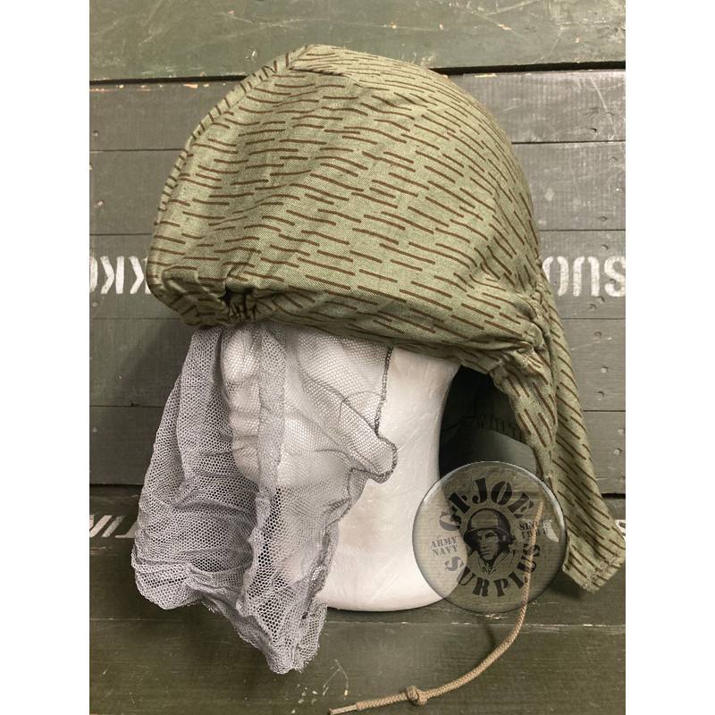 DDR ARMY HELMET COVER "VOPO" RAINDROP CAMO