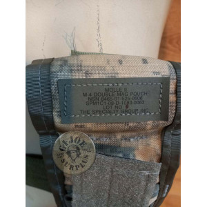 FUNDAS 2XCARGADORES M4 EQUIPO MOLLE II US ARMY CAMO AT DIGITAL NUEVAS