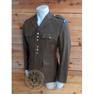 BRITISH ARMY NO2 UNIFORM JACKET WITH DECORATIONS BRITISH ARMY NO2 UNIFORM JACKET "COLDSTREAM GUARDS" BRITISH ARMY NO2 UNIFORM JA