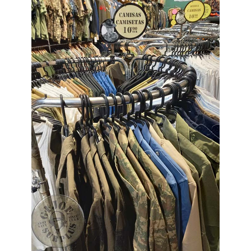 CARNAVAL!! CAMISAS MILITARES M/CORTA X10 EUROS/PIEZA!!!