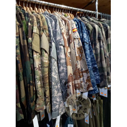 CARNIVAL GALORE!! ARMY SURPLUS CAMOS BDUS-ACUS-MCUS-COMBAT JACKETS..