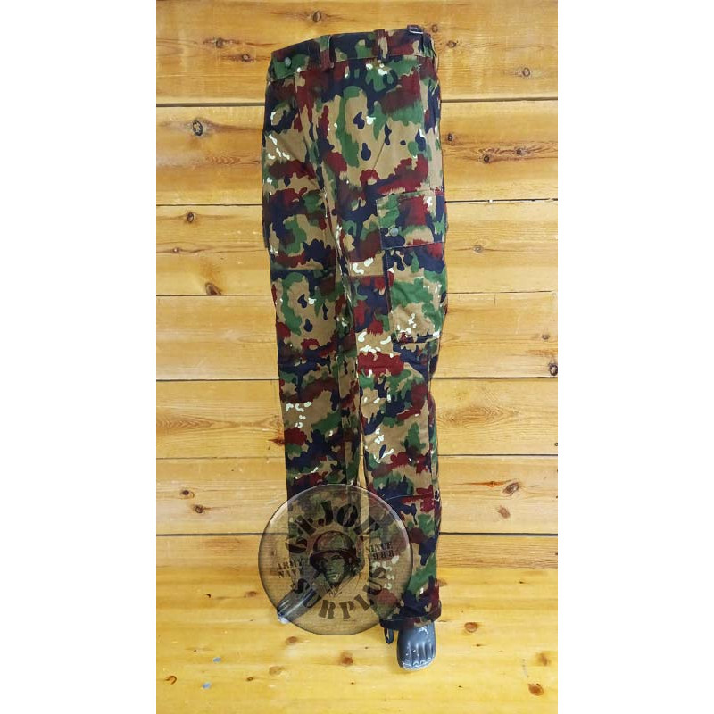 PANTALONES COMBATE "M1983" CAMO "ALPENFLAGGE"  SUIZA NUEVOS