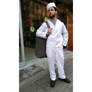 TOP US NAVY AMB PEGATS i GALONS USATS TOP US NAVY BLANC AMB PEGATS i GALONS USATS