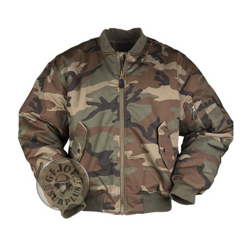 JAQUETA PILOT MA1 CAMUFLATGE WOODLAND