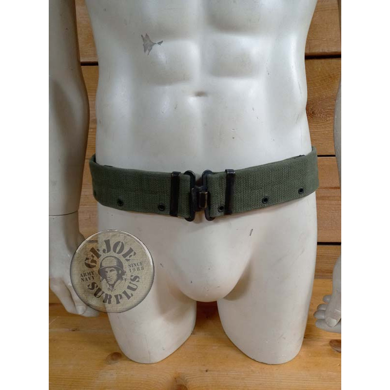 DUTCH ARMY OLIVE GREEN BELT USED GREAT CONDITION