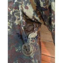 GERMAN ARMY FLECKTARN CAMO TRPEN/TROPICAL UNIFORM JACKET USED