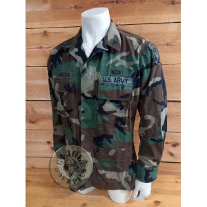 CHAQUETILLA BDU WOODLAND RIPSTOP "NEW YORK GUARD" MEDIUM REGULAR