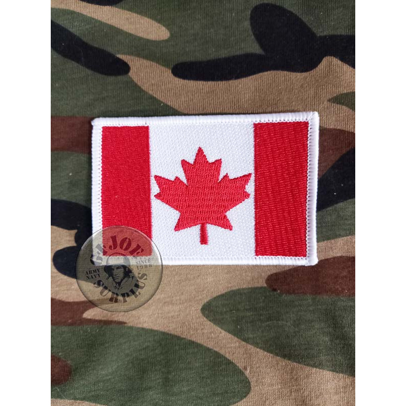 EMBROIDED CANADIAN FLAG PATCH