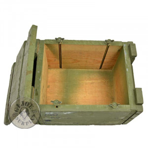 CAIXA FUSTA EXERCIT DINAMARCA 37x25x25 USADES CAIXA FUSTA EXERCIT DINAMARCA 35x26x22 USADES