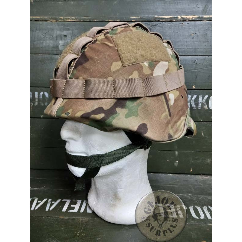 DANISH ARMY M94 DESERT CAMO KEVLAR HELMET COVER NEW DANISH ARMY MULTICAM CAMO KEVLAR HELMET COVER NEW