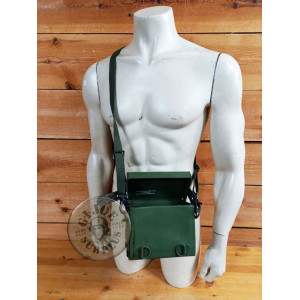 GERMAN ARMY PLASTIC SIDEBAG CONTAINER FOR THE NBC KIT USED DUTCH ARMY GEIGER DEVICE SIDEBAG CONTAINER USED