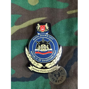 SINGAPORE SEALS!!! NAVAL DIVING UNIT VELCRO PATCH NEW