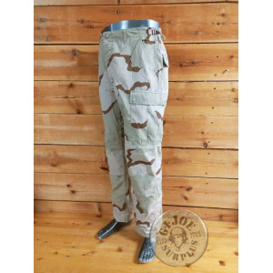 PANTALONES BDU ORIGINALES US ARMY "RIPSTOP DESERT 3 COLORES" USADOS
