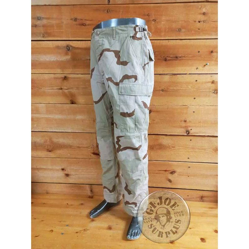 PANTALONES BDU ORIGINALES US ARMY "RIPSTOP DESERT 3 COLORES" USADOS