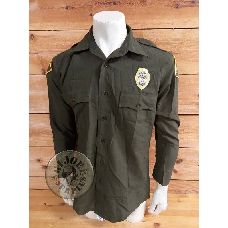 PIEZA UNICA NAM!!! CAMISA M/LARGA ALGODON "US ARMY 1975"