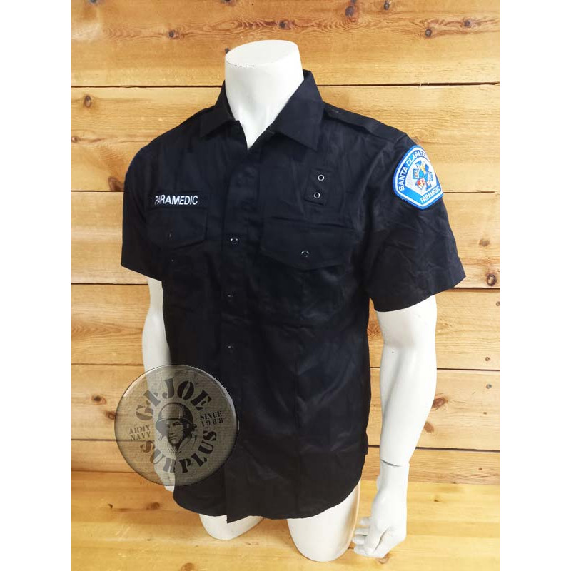 POLICE USA!!! SAN BERNARDINO COUNTY SHERIFF S/SLEEVE SHIRT 5.11 S/SLEEVE SHIRT "SANTA CALRA COUNTY PARAMEDICS"AS NEW