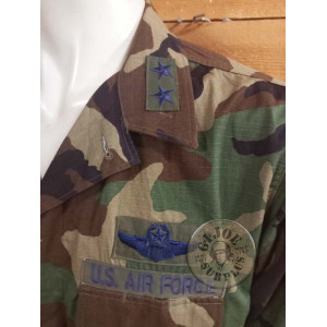GENERAL USAF!!! CHAQUETILLA BDU WOODLAND "GENERAL 56TH FIGHTER WING" LARGE REGULAR