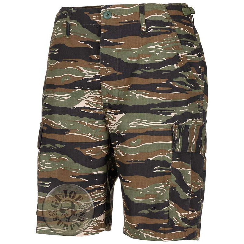 SHORTS "BDU CARGO RIPSTOP" CAMUFLATGE TIGER