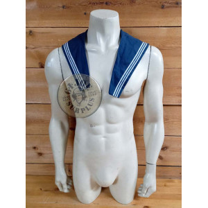 TOPS ROYAL NAVY DECORATS MOCADOR TOP ROYAL NAVY