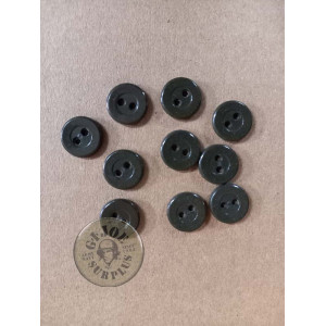 LOTE DE 10 BOTONES PLASTICO EJERCITO ALEMAN BOTONES CAMISA x10 PLASTICO EJERCITO ALEMAN NUEVOS