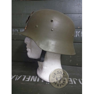 CASCO EJERCITO ESPAÑOL "TRUBIA M1926/38" USADO /PIEZA UNICA PIEZA UNICA!!! CASCO CAPITAN EJERCITO ESPAÑOL "Z42/79" USADO