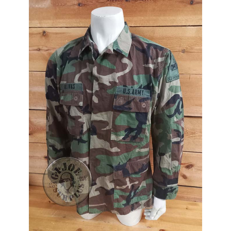 CHAQUETILLA BDU WOODLAND RIPSTOP "NEW YORK GUARD" MEDIUM REGULAR