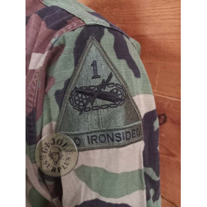 GENERAL USAF!!! JAQUETA BDU WOODLAND USAF LARGE REGULAR PEÇA UNICA!!! JAQUETA BDU WOODLAND US ARMY LARGE REGULAR