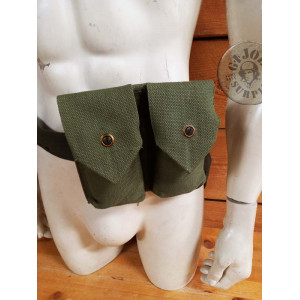 FUNDAS PARA 2 CARGADORES "HK G3" VERDE EJERCITO NORUEGO NUEVOS