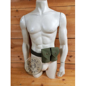 FUNDAS PARA 2 CARGADORES "HK G3" VERDE EJERCITO NORUEGO NUEVOS