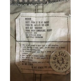 UNIFORMITAT US ARMY NIGHT DESERT CAMO NOVES /PARKA