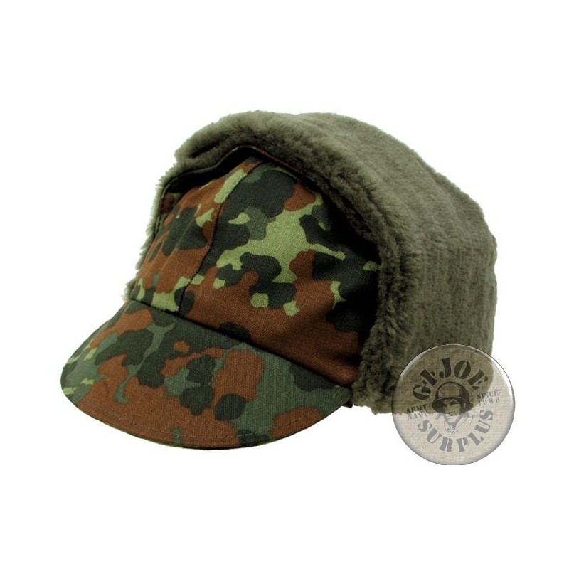 GORRA INVIERNO EJERCITO ALEMAN CAMO FLECKTARN COMO NUEVAS