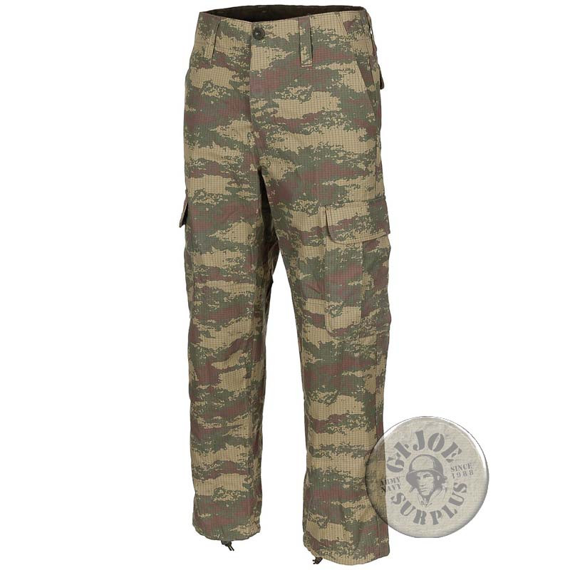 TURKEY ARMY DIGITAL CAMO SHORT SLEEVE  SHIRT USED CONDITION TURKEY ARMY DIGITAL CAMO COMBAT TROUSERS TURKEY ARMY DIGITAL 2008 CA