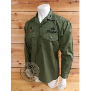 CAMISA US ARMY "AVIADOR USAF 433rd WING" 1985
