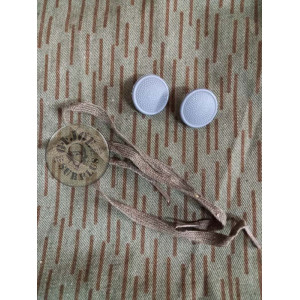 EAST GERMAN ARMY 2 BUTONS EPAULETTES SET EAST GERMAN ARMY 2 GREY BUTONS FOR EPAULETTES SET EAST GERMAN ARMY 2x20mm GREY BUTONS F