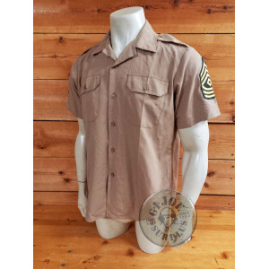 CAMISA M/CORTA US NAVY SERVICIO KHAKI USADAS CAMISAS M/CORTA COTTON KHAKI US ARMY USADAS VIETNAM 1970!!! CAMISAS M/CORTA US ARMY