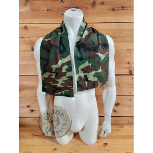 SPANISH ARMY VINTAGE CAMO RAG NEW SPANISH ARMY VINTAGE CAMO WOODLAND RAG AS NEW