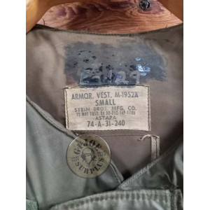 USA KOREA 1953!!! CHALECO ANTIFRAG COMPLETO "USA M1952A"
