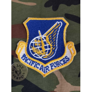 PARCHES GENUINOS USAF "PACIFIC AIR FORCE" AZUL