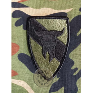 US ARMY OLIVE GREEN PATCH "163RD ARMORED  BRIGADE" NEW