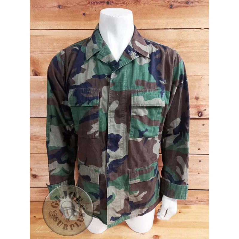 CHAQUETILLAS BDU ORIGINALES US ARMY "RISPSTOP" WOODLAND USADAS