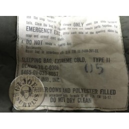 SACOS DE DORMIR "US ARMY EXTREME COLD TYPE-II " USADOS