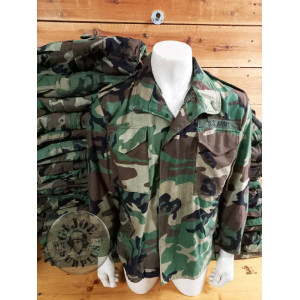 CHAQUETA M65 CAMO WOODLAND US ARMY USADAS