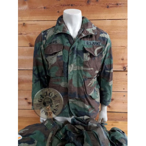 M65 JACKET WOODLAND CAMO US ARMY USED CONDITION M65 JACKET WOODLAND CAMO US ARMY SECOND CHANCE