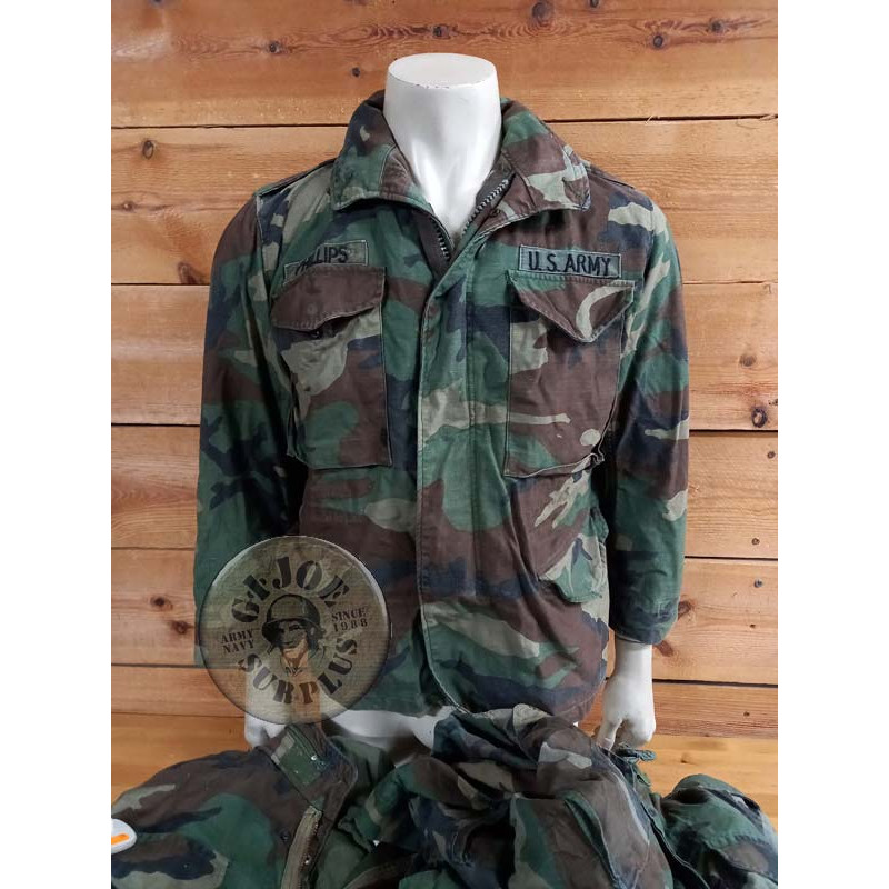 CHAQUETA M65 CAMO WOODLAND US ARMY USADAS CHAQUETAS M65 CAMO WOODLAND SEGUNDO GRADO